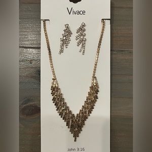 NWT Vivace Necklace & Earrings Set